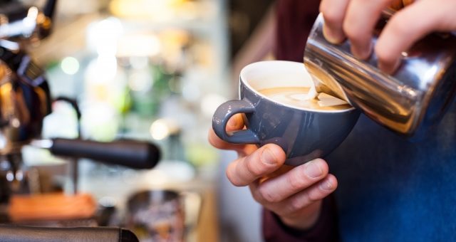 ラテアート　作る