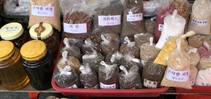 店頭の韓薬いろいろ