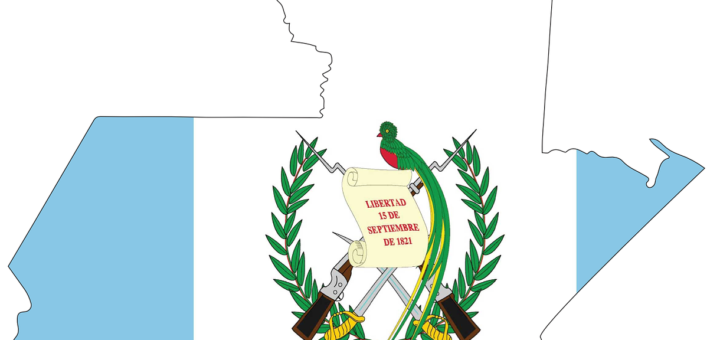 グアテマラ国旗地図