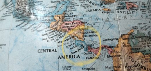 コスタリカの位置