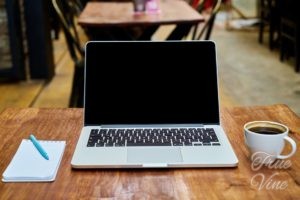 コーヒーとパソコン