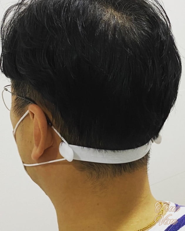 マスクのゴムに取っ手